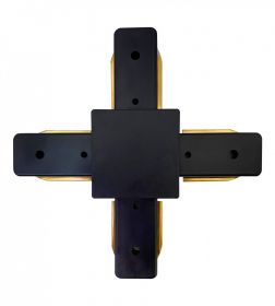 Коннектор крестообразный для однофазного шинопровода Kink Light Треки 169,19 черный