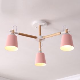 Потолочная люстра 3 лампы ImperiumLoft Varda Pink
