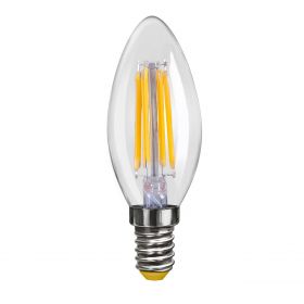 Лампа светодиодная прозрачная филаментная Voltega E14 4W 2800К 6997