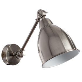 Настенный поворотный светильник Arte Lamp Braccio A2054AP-1SS