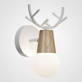 Бра ImperiumLoft Deer A Wood/White