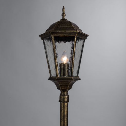 Садовый фонарь Arte Lamp Genova A1206PA-1BN фото