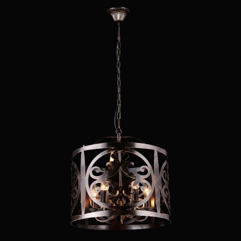Подвесной светильник Natali Kovaltseva Renaissance 10440/5P черный с бронзой фото