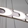 Подвесная светодиодная люстра Eurosvet Chain 90163/3 сатин-никель фото