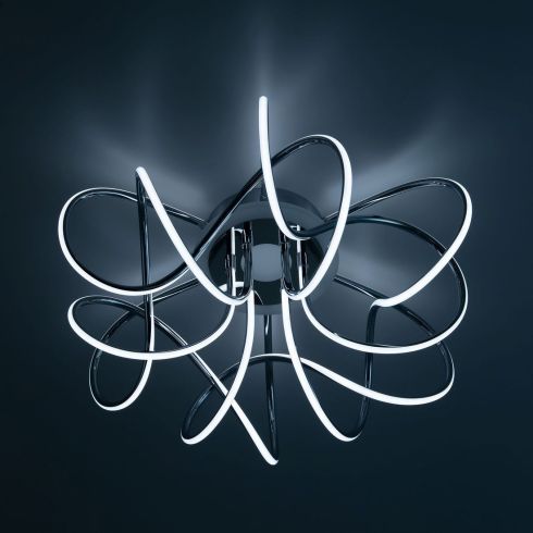 Потолочная светодиодная люстра с управлением голосом и смартфоном Citilux Джемини Смарт CL229A161E фото