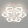 Потолочная светодиодная люстра с пультом Eurosvet Arctic 90141/9 белый фото