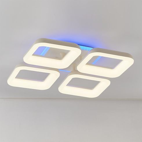 Потолочная светодиодная люстра с управлением голосом и смартфоном Citilux Паркер Смарт CL225A240E фото