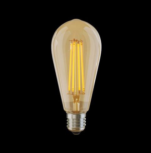 Лампа светодиодная Voltega Loft Led ST64 E27 6W 2800К 5526 фото