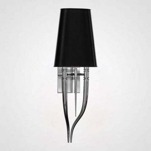 Настенный светильник ImperiumLoft Crystal Light Brunilde Ipe Cavalli H92 Silver/Black фото
