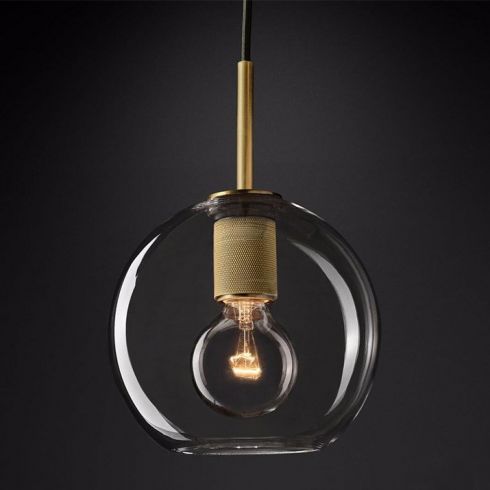 Подвесной светильник ImperiumLoft Rh Utilitaire Globe Brass фото