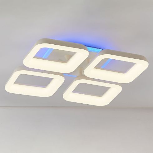 Потолочная светодиодная люстра с управлением голосом и смартфоном Citilux Паркер Смарт CL225A240E фото