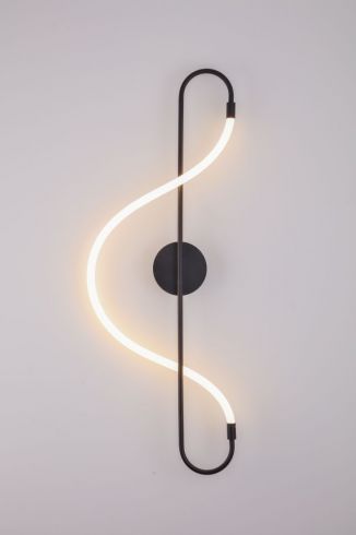 Настенный светодиодный светильник Arte Lamp Klimt A2850AP-13BK фото