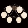 Люстра потолочная Citilux Сюита CL153161 коричневый + хром фото