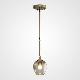 Подвесной светильник ImperiumLoft Adel-One L1 Cognac Gold