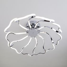 Потолочная светодиодная люстра Eurosvet Begonia 90095/10 хром