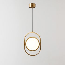 Подвесной светильник вертикальный ImperiumLoft Arvet золото