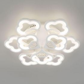 Потолочная светодиодная люстра с пультом Eurosvet Arctic 90141/9 белый