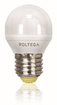 Лампа светодиодная диммируемая Voltega E27  6W 2800К 5495