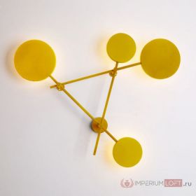 Настенный светодиодный светильник 1000 ImperiumLoft Iride Bernhardt Dots желтый