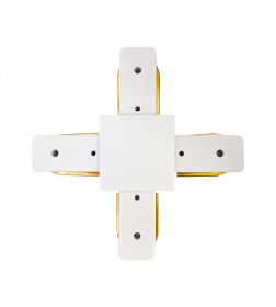 Коннектор крестообразный для однофазного шинопровода Kink Light Треки 169,01 белый
