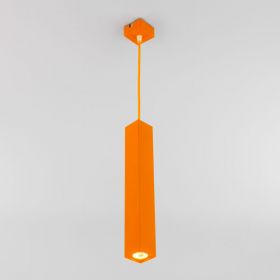 Светильник подвесной Eurosvet Cant 50154/1 LED оранжевый