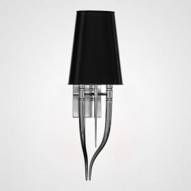 Настенный светильник ImperiumLoft Crystal Light Brunilde Ipe Cavalli H92 Silver/Black