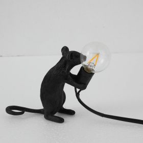Настольная лампа ImperiumLoft Seletti Mouse Sitting черный