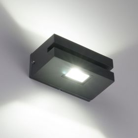 Уличный настенный светодиодный светильник Elektrostandard 1611 Techno LED алмазный серый