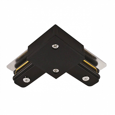 Коннектор для шинопровода (трека) угловой Arte Lamp Track Accessories A120006, черный фото