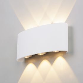 Уличный настенный светодиодный светильник Elektrostandard Twinky Trio 1551 Techno LED белый
