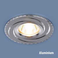 Алюминиевый точечный светильник Elektrostandard 2002 MR16 HL/SL графит/cеребро