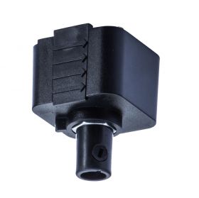 Адаптер для установки светильника на однофазный шинопровод (трек) Arte Lamp Track Accessories A240006, черный