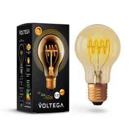 Лампа светодиодная диммируемая Voltega Loft LED A60 E27 4W 2000К 7078