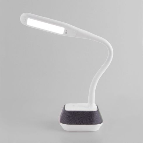 Настольная светодиодная лампа Eurosvet Voice 80417/1 белый фото