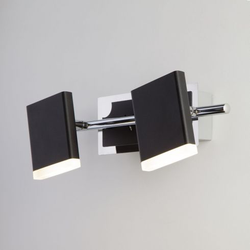 Настенный светодиодный светильник Eurosvet Collin 20000/2 черный фото