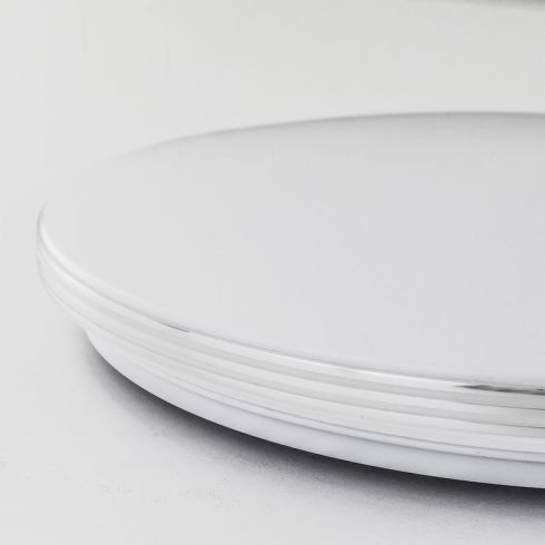 Потолочный светодиодный светильник Citilux Симпла CL714R36N белый + хром фото