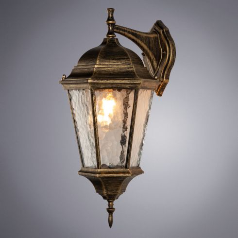Уличный настенный светильник Arte Lamp Genova A1204AL-1BN фото
