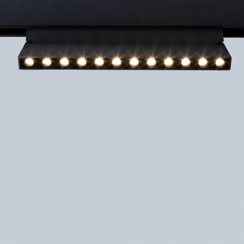 Трековый светодиодный светильник для магнитного шинопровода Arte Lamp Expert A5726PL-1BK фото
