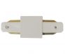 Коннектор прямой для однофазного шинопровода Kink Light Треки 166,01 белый фото