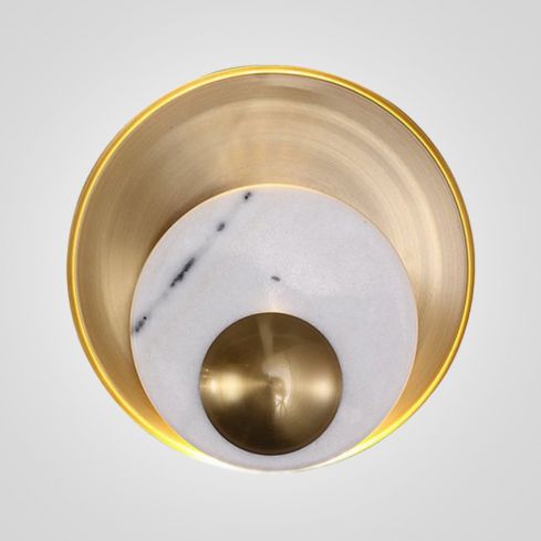 Бра ImperiumLoft Ginger and Jagger Pearl Round Gold фото
