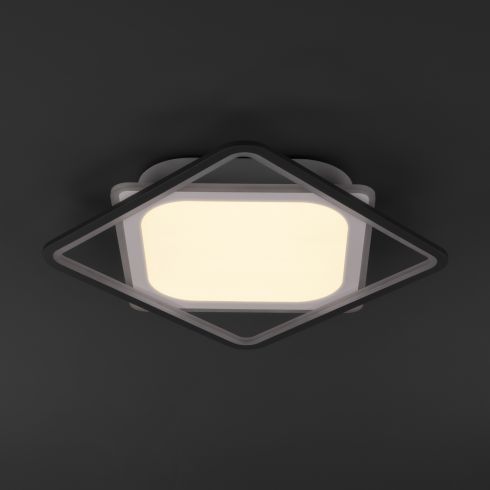 Потолочный светодиодный светильник Eurosvet Shift 90157/1 белый фото