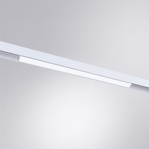Трековый светодиодный светильник для магнитного шинопровода Arte Lamp Linea A4663PL-1WH фото