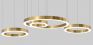 Подвесной светильник D50 ImperiumLoft Light Ring Horizontal золото фото