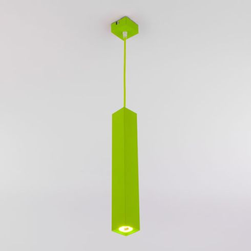 Светильник подвесной Eurosvet Cant 50154/1 LED зеленый фото