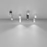 Накладной точечный светодиодный светильник Elektrostandard DLR022 12W 4200K хром фото