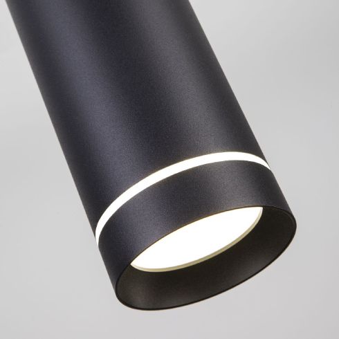 Трековый светодиодный светильник Eurosvet Topper 50163/1 LED черный фото