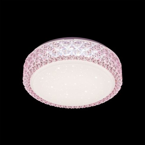 Светильник накладной светодиодный Citilux Кристалино CL705014 розовый фото