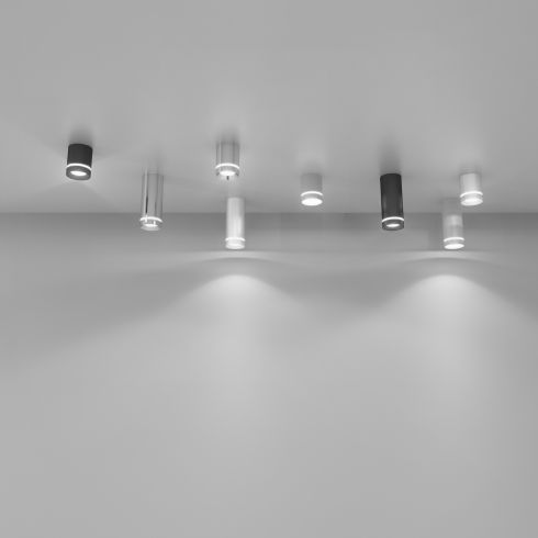 Накладной точечный светодиодный светильник Elektrostandard DLR022 12W 4200K белый матовый фото