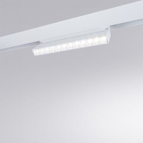 Трековый светодиодный светильник для магнитного шинопровода Arte Lamp Linea A4638PL-1WH фото