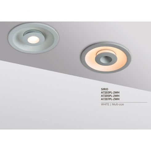 Светильник встраиваемый светодиодный Arte Lamp Sirio A7207PL-2WH фото
